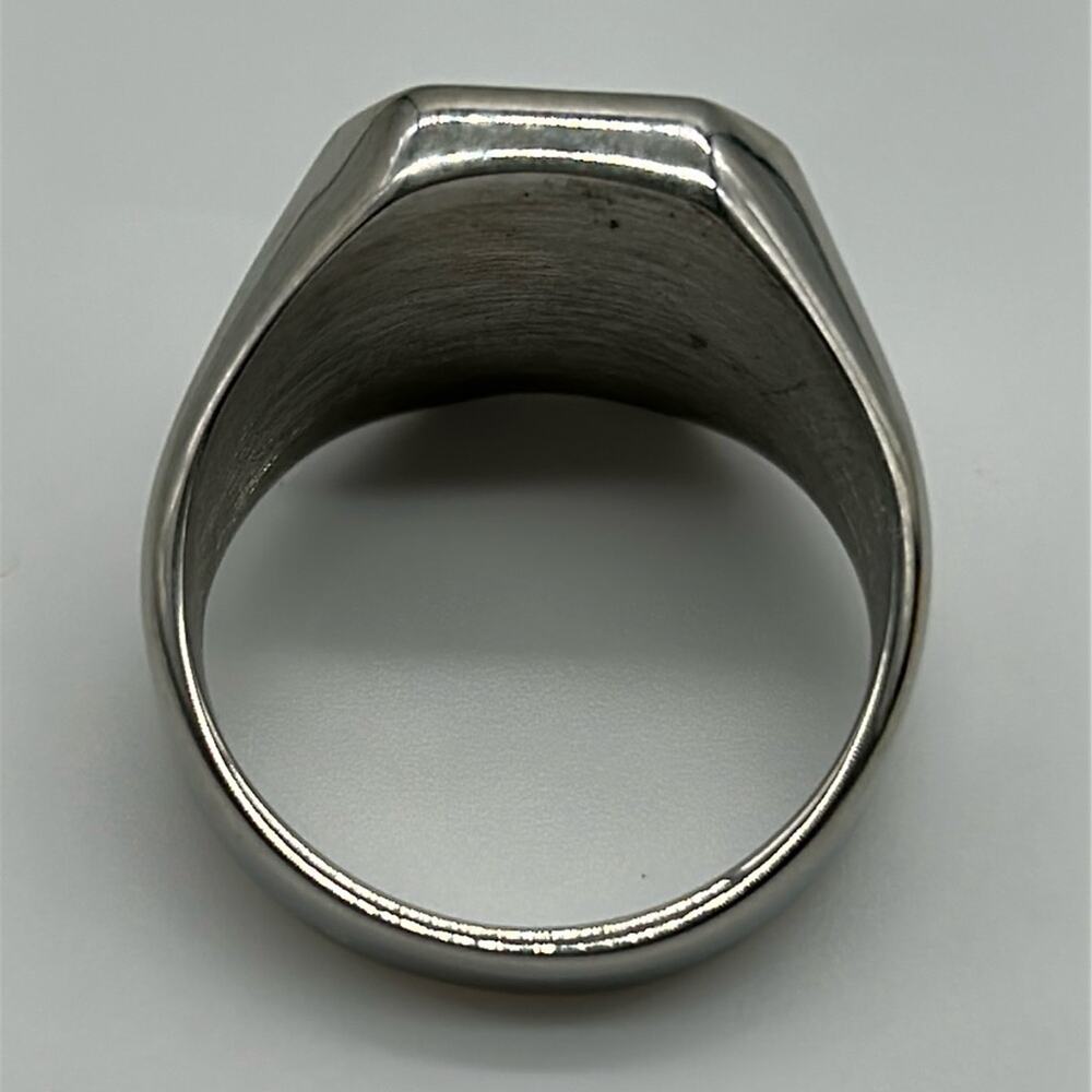 Natural Abalone Shell Handmade Men's Ring Size 12.5 NWT - Picture 4 of 8